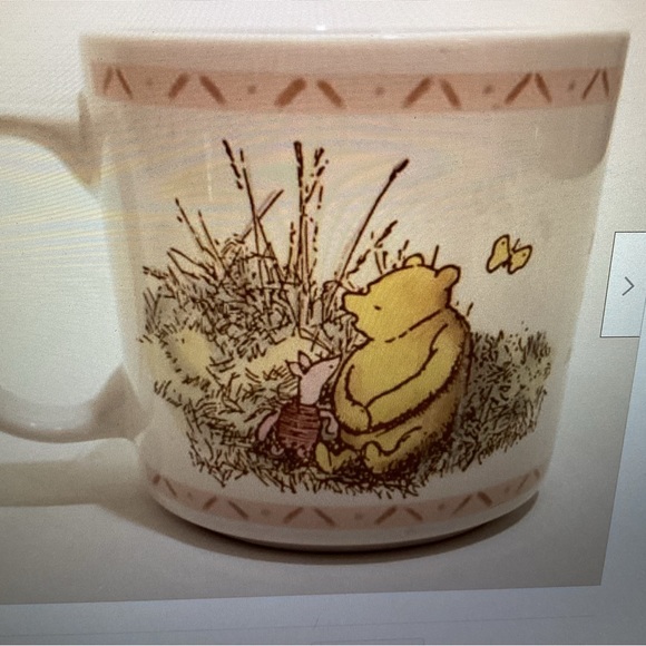 Disney Classic Charpente Winnie the Pooh Piglet Christopher Robin coffee mug - Picture 2 of 6